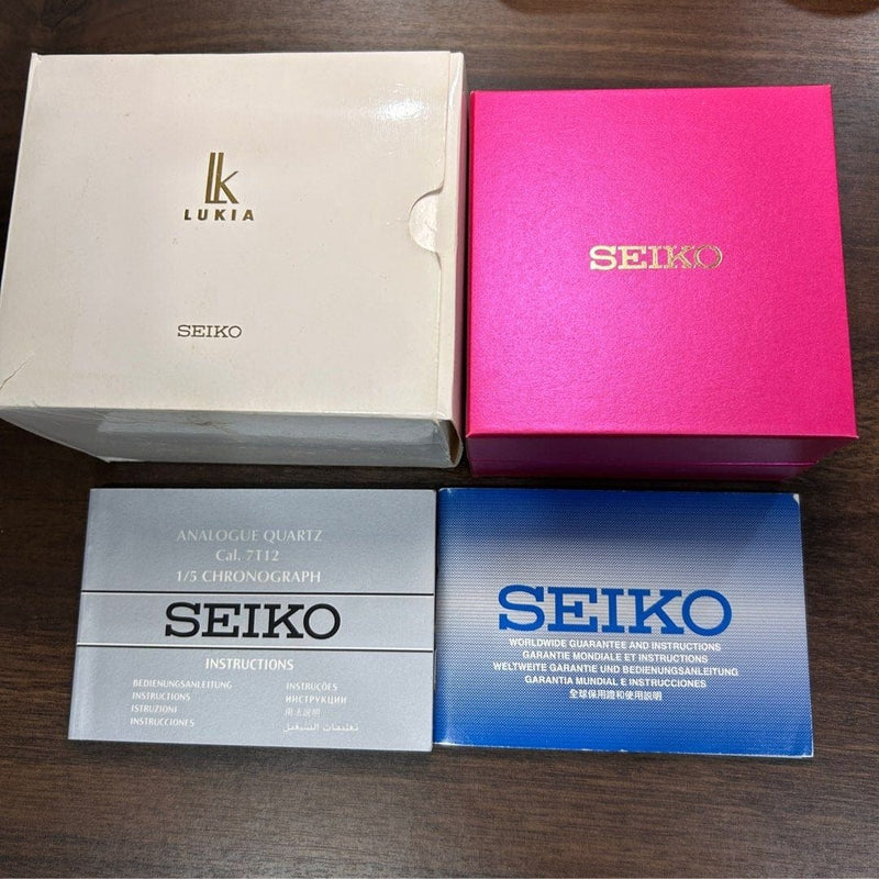 [Pre-Owned] Seiko Lukia SRWZ62P1 Limited 400 Quartz Chronograph Women Watch