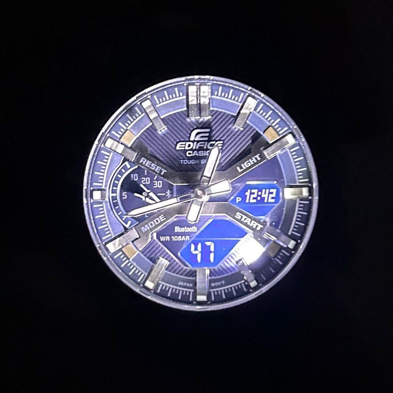 [Pre-Owned] Casio Edifice Sospensione Cool Blue Edition ECB-2000CB-2A Tough Solar Men Watch