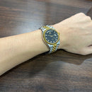 [Pre-Owned] Orient Day-Date SEV0J002B Sapphire Two-Tone Gold Men Watch