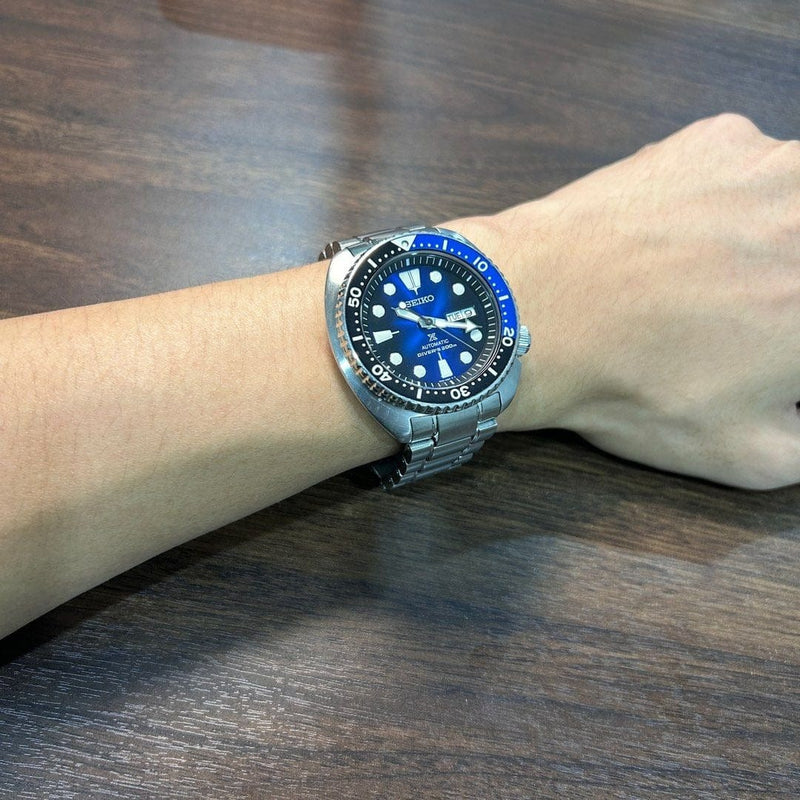 [Pre-Owned] Seiko Prospex Turtle Batman SRPC25K1 Automatic Men Watch