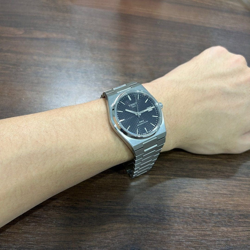 [Pre-Owned] Tissot PRX Powermatic 80 Black 40mm Automatic Men Watch