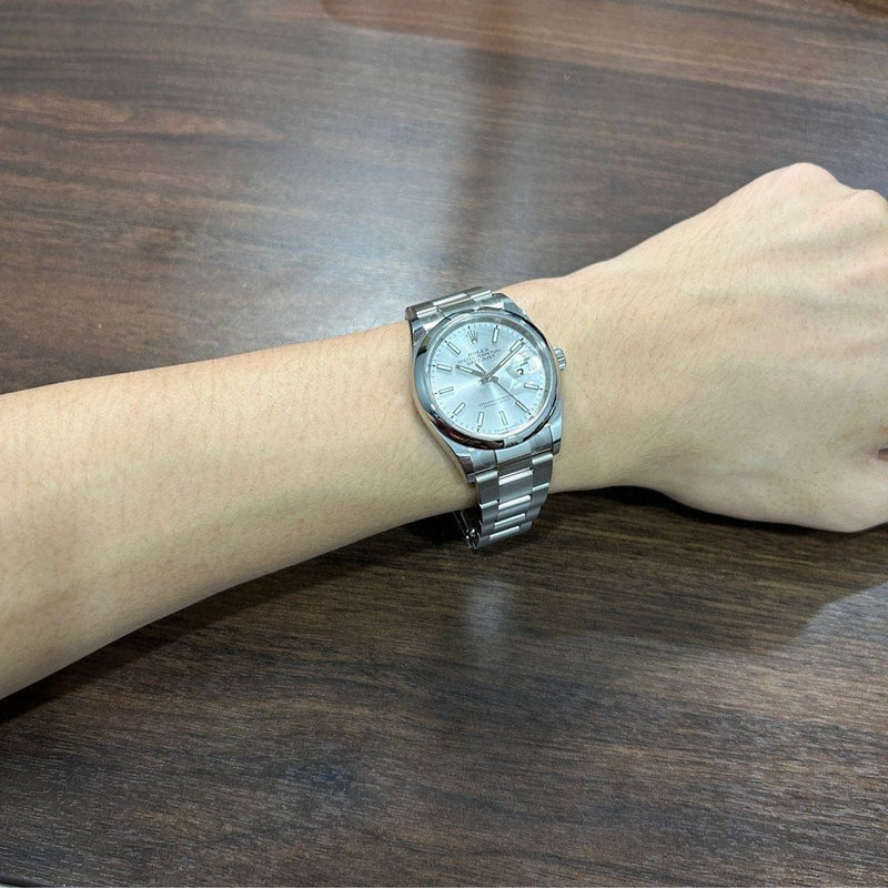 [Pre-Owned] Rolex Datejust 36mm 126200 Silver Automatic Men Watch
