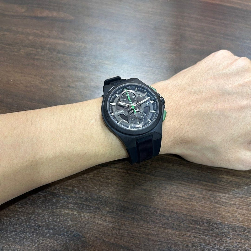 [Pre-Owned] Bulova Maquina 98B381 Quartz Chronograph Men Watch