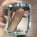 [Pre-Owned] Cartier Pasha Seatimer 2790 White Automatic Men Diver Watch