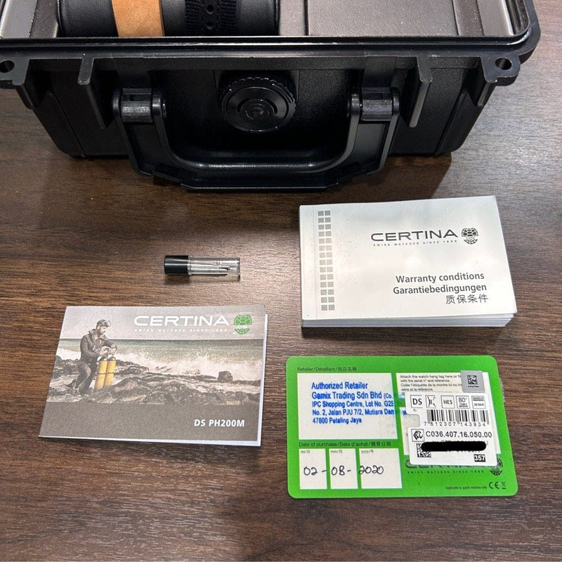 [Pre-Owned] Certina DS PH200M Reissue Powermatic 80 Automatic Men Watch