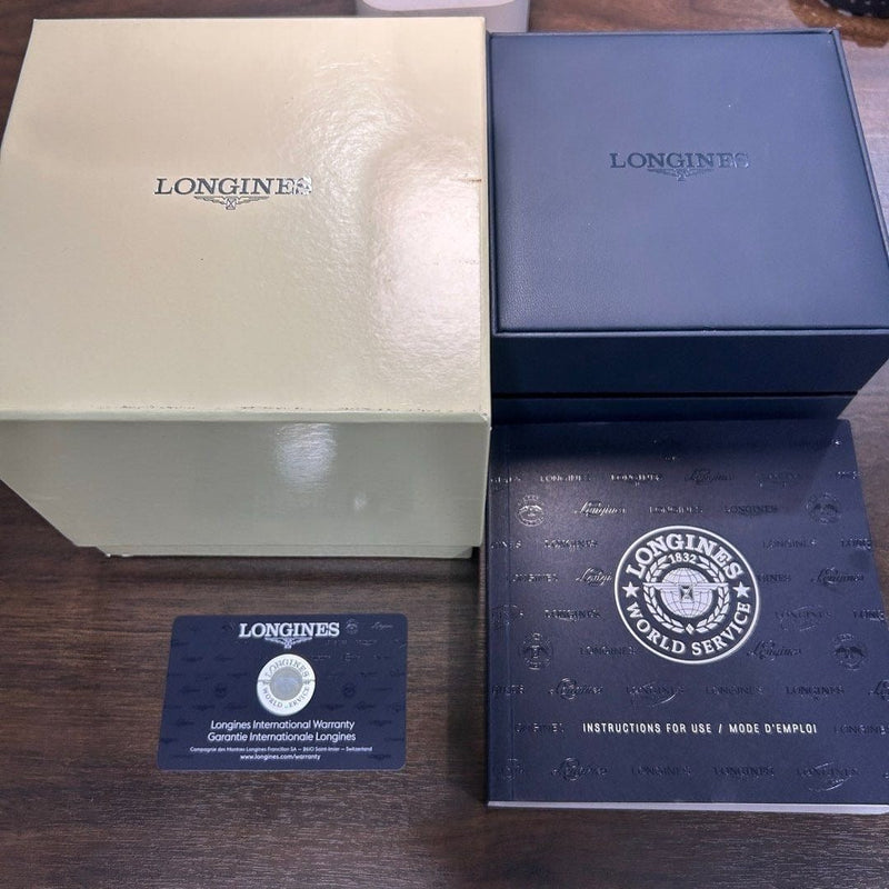 [Pre-Owned] Longines Hydroconquest 41mm Rose Gold Blue Ceramic Automatic Men Diver Watch