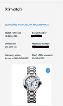 [Pre-Owned] Longines PrimaLuna Moonphase L8.126.4.71.6 Automatic Women Watch