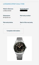 [Pre-Owned] Longines Spirit Zulu Time 42mm Green Automatic GMT Men Watch