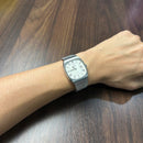 [Pre-Owned] Omega Vintage De Ville 192.0029 Square White Roman Dial Quartz Watch