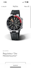 [Pre-Owned] Oris Regulateur “Der Meistertaucher” Titanium Automatic Men Diver Watch