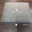 [Pre-Owned] Reef Tiger Aurora RGA-3069-YWB Blue Automatic Men Watch