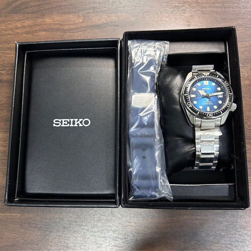 [Pre-Owned] Seiko Prospex MM200 Great Blue Hole SPB083J1 Automatic Men Watch