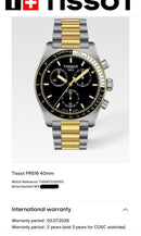 [Pre-Owned] Tissot PR516 40mm Gold Quartz Chronograph Men Watch
