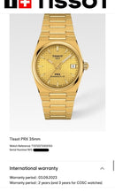 [Pre-Owned] Tissot PRX 35mm Gold Automatic Women Watch