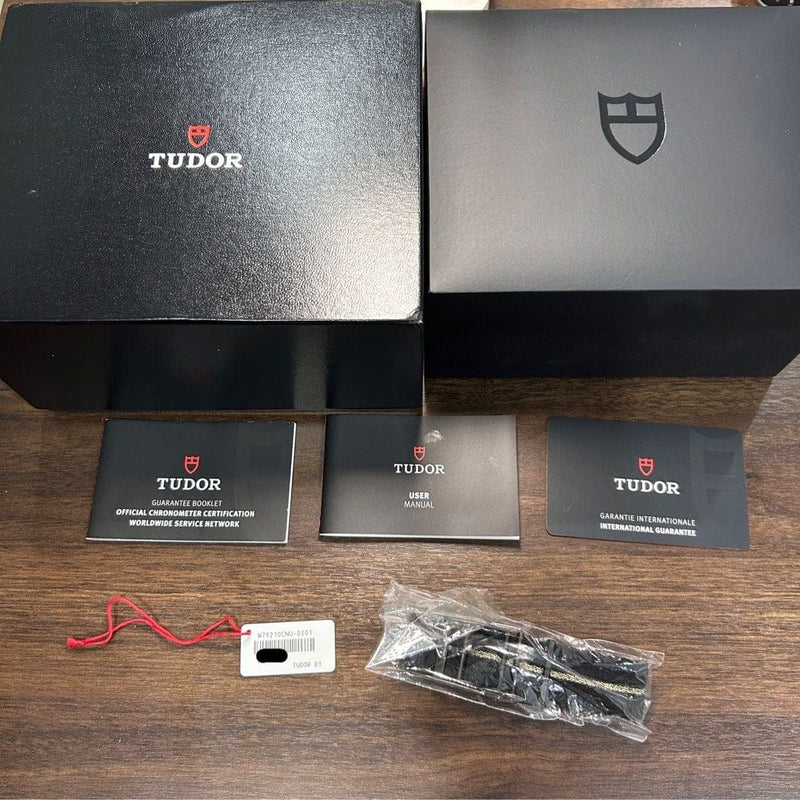 [Pre-Owned] Tudor Black Bay 41 79210 Black Ceramic Automatic Men Diver Watch