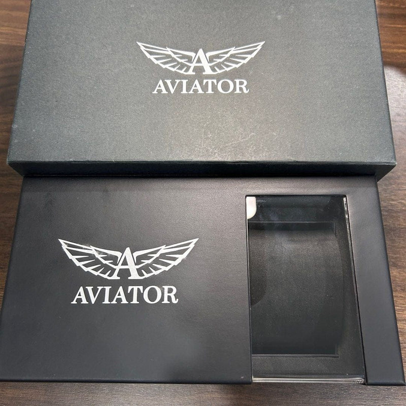 [Pre-Owned] Aviator Douglas Day-Date Limited Edition Automatic Men Watch