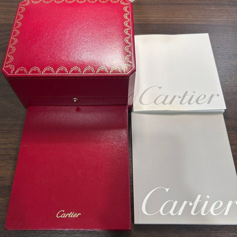 [Pre-Owned] Cartier 21 Chronoscaph 2424 White Quartz Chronograph Unisex Watch