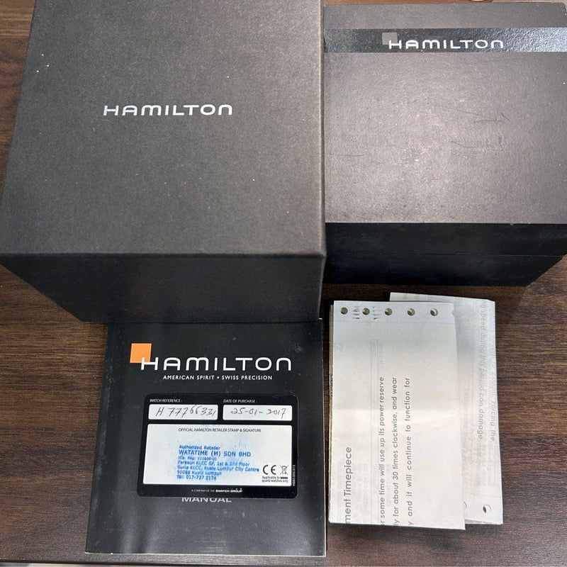 [Pre-Owned] Hamilton Khaki Aviation X-Wind Limited 1999 Automatic Chronograph Men Watch