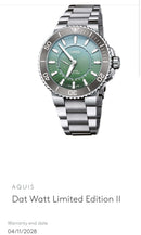 [Pre-Owned] Oris Aquis Dat Watt Limited Edition II Automatic Men Watch