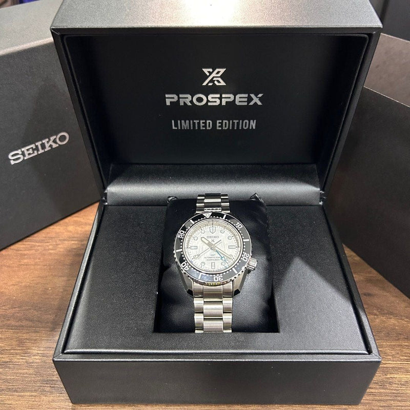 [Pre-Owned] Seiko Prospex 1968 Diver GMT Save the Ocean Limited 1500 SBEJ019 Automatic Men Watch