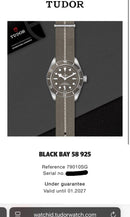 [Pre-Owned] Tudor Black Bay 58 925 79010 Silver Grey Automatic Men Watch