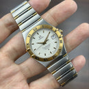 [Pre-Owned] Omega Constellation “Manhattan” 36mm 18k Gold Automatic Men Watch