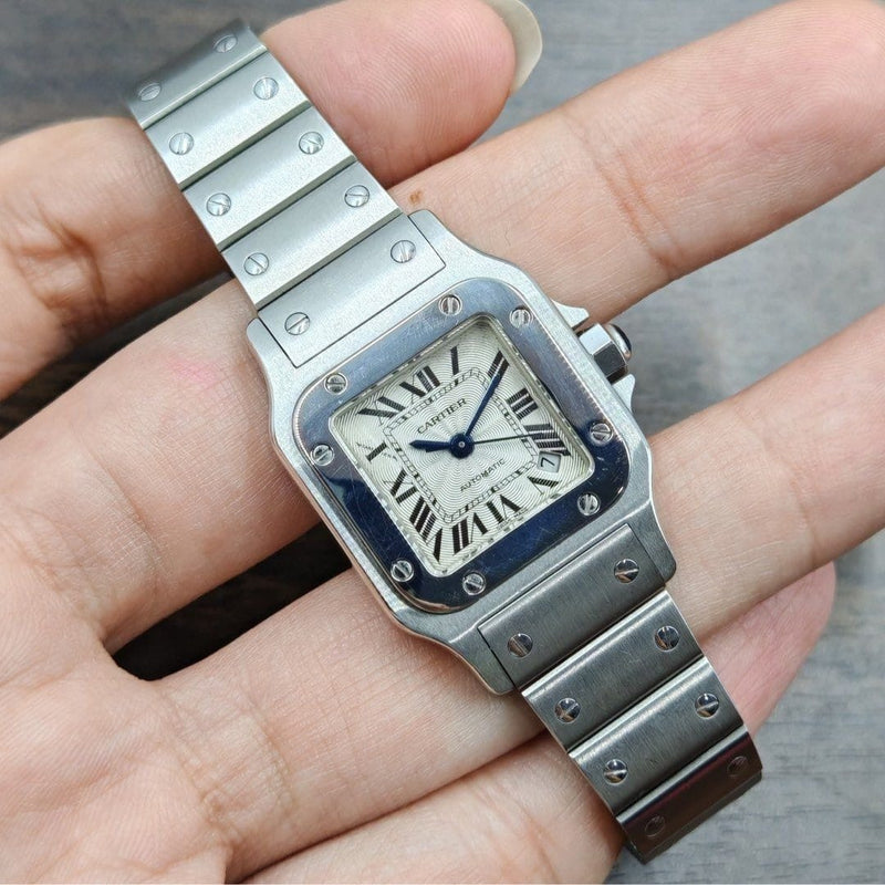 [Pre-Owned] Cartier Santos Galbee 2423 Automatic Women Watch