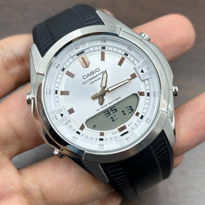 [Pre-Owned] Casio AMW-840-7A Analog-Digital Men Watch
