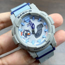 [Pre-Owned] Casio Baby-G BGA-185-2A Blue Women Watch