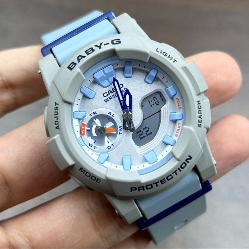 [Pre-Owned] Casio Baby-G BGA-185-2A Blue Women Watch