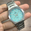 [Pre-Owned] Casio Edifice EFR-S108D-2BV Sapphire Turquoise Blue Quartz Men Watch