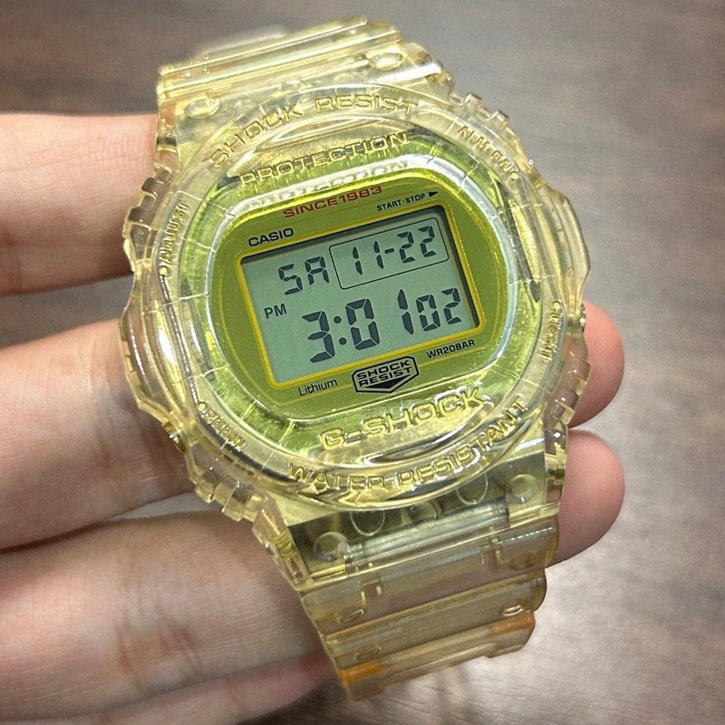 [Pre-Owned] Casio G-Shock 35th Anniversary DW-5735E-7 Transparent Limited Men Watch