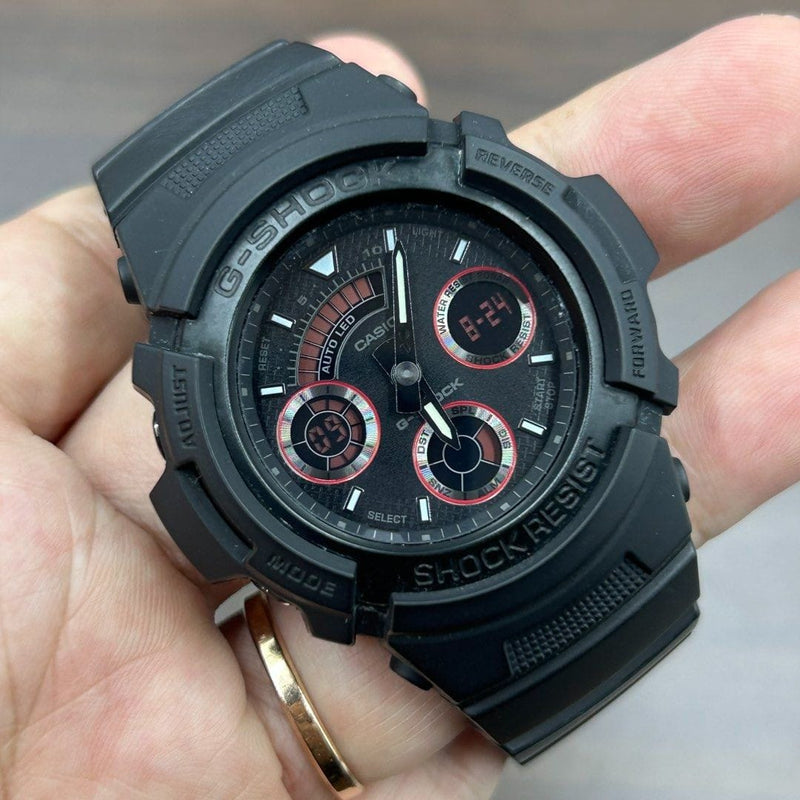 [Pre-Owned] Casio G-Shock AW-591ML-1A Black Men Watch