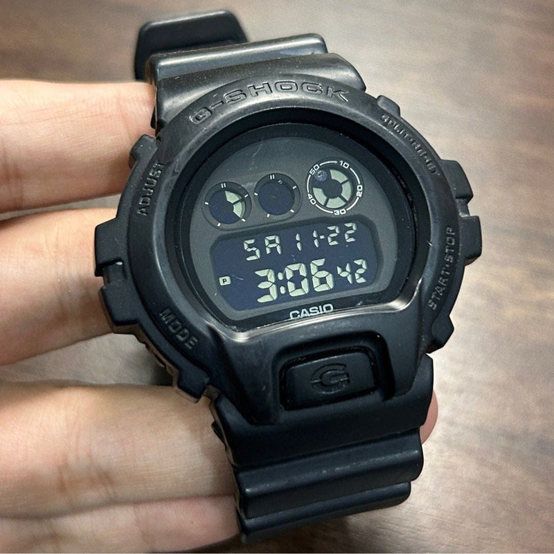 [Pre-Owned] Casio G-Shock DW-6900BB-1 All Black Men Watch
