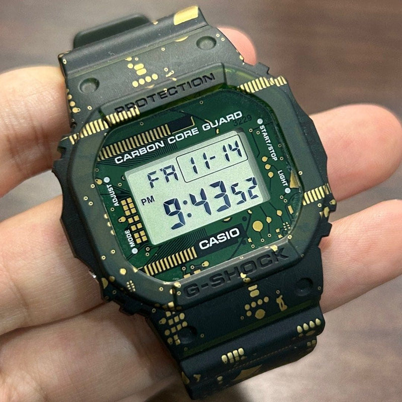 [Pre-Owned] Casio G-Shock DWE-5600CC-3 Circuit Board Square Men Watch
