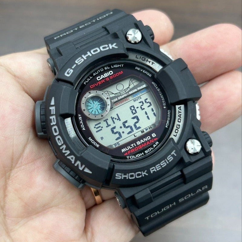 [Pre-Owned] Casio G-Shock Frogman GWF-1000-1 Tough Solar Men Diver Watch