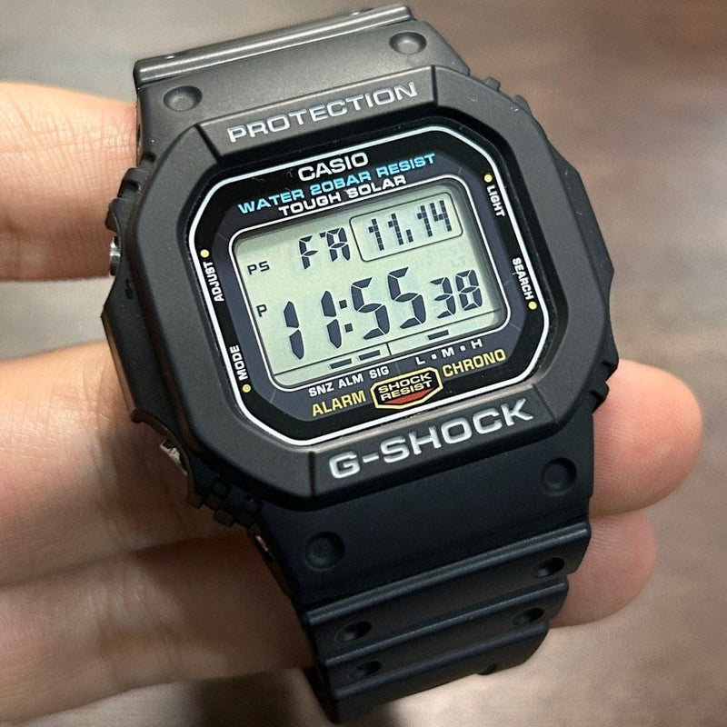 [Pre-Owned] Casio G-Shock G-5600UE-1 Tough Solar Digital Men Watch