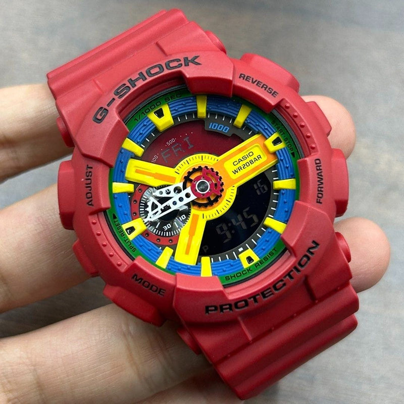 [Pre-Owned] Casio G-Shock GA-110FC-1A Red Men Watch