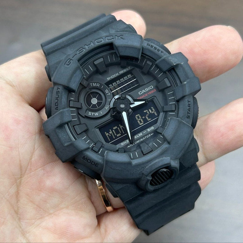 [Pre-Owned] Casio G-Shock 35th Anniversary GA-735A-1A Limited Black Men Watch