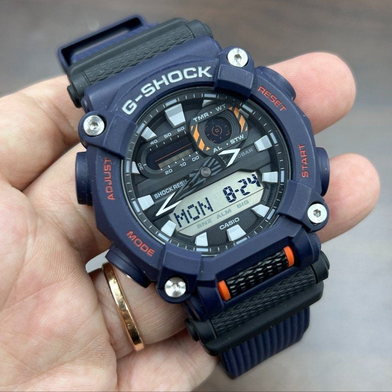 [Pre-Owned] Casio G-Shock GA-900-2A Blue Men Watch