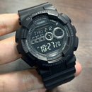 [Pre-Owned] Casio G-Shock GD-100-1B All Black Digital Men Watch