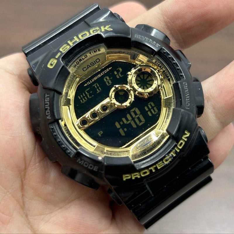[Pre-Owned] Casio G-Shock GD-100GB-1 Black Men Watch