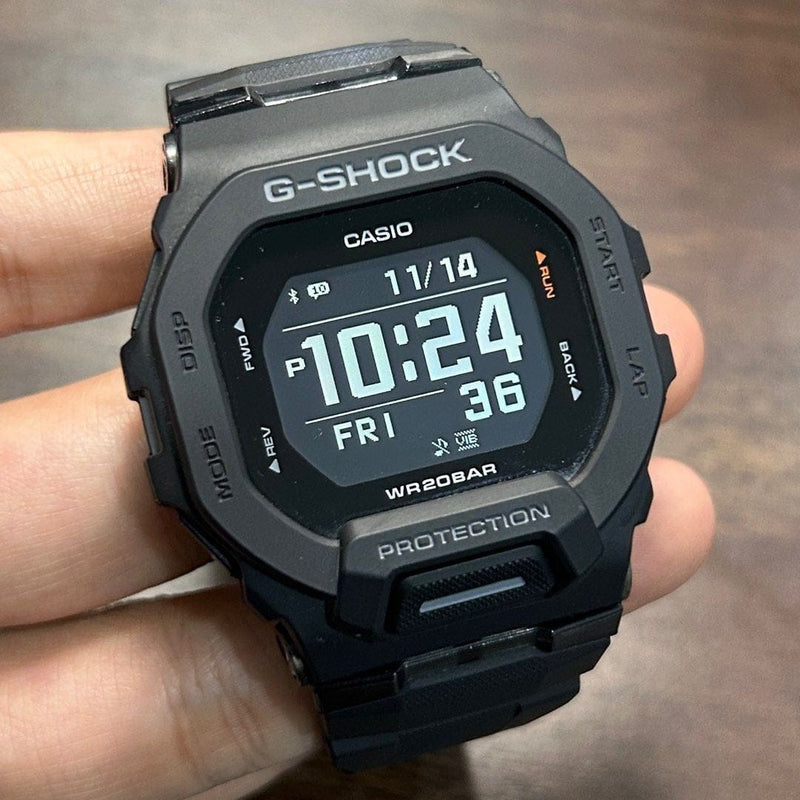 [Pre-Owned] Casio G-Shock G-Squad GBD-200-1 Black Bluetooth Men Watch