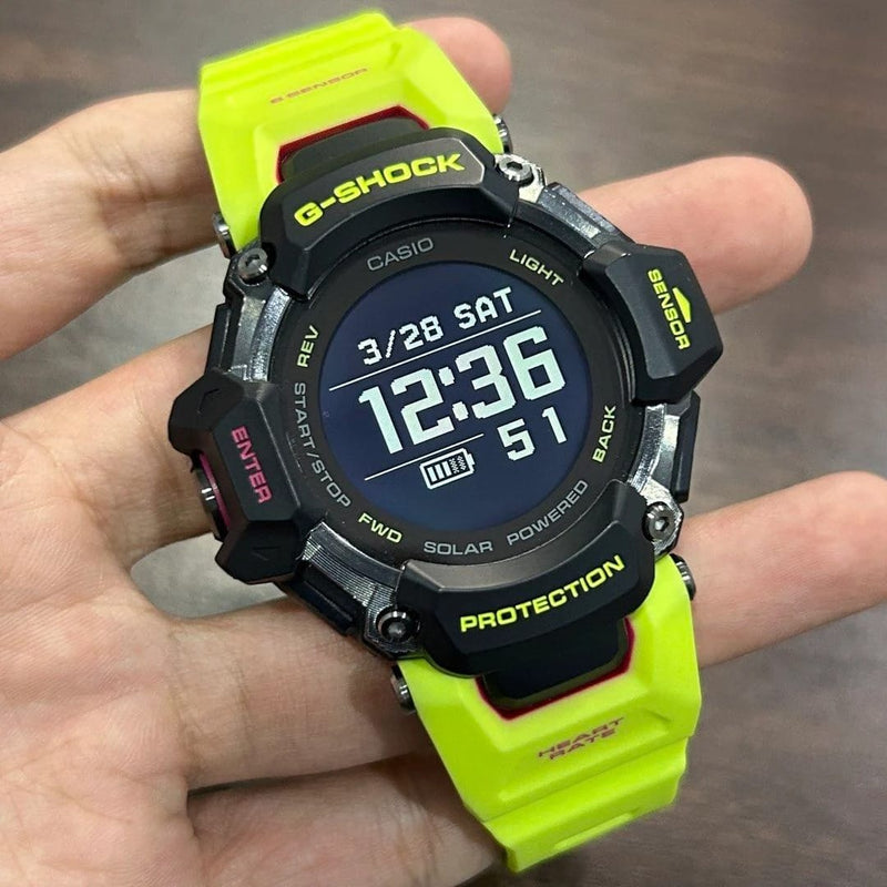 [Pre-Owned] Casio G-Shock G-Squad GBD-H2000-1A9 Yellow Tough Solar Men Smartwatch