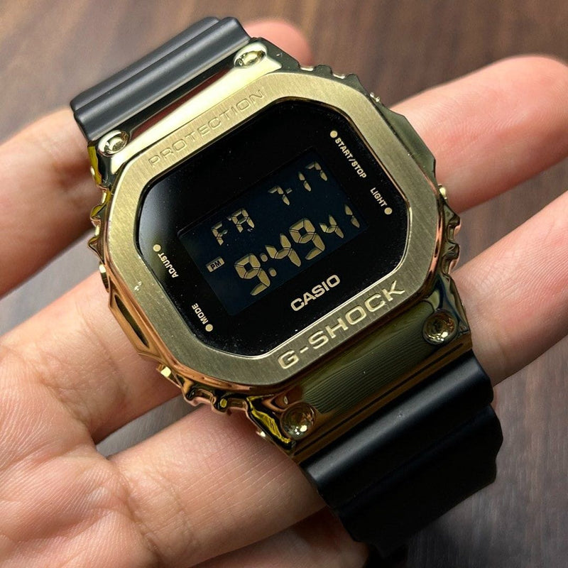 [Pre-Owned] Casio G-Shock G-Steel GM-5600G-9 Gold Digital Men Watch