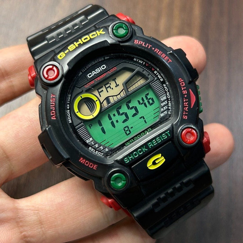 [Pre-Owned] Casio G-Shock Mat Moto Rastafarian G-7900RF-1 Men Watch