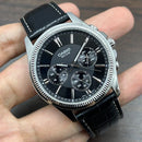 [Pre-Owned] Casio MTP-1375L-1AV Black Multi Hands Quartz Men Watch