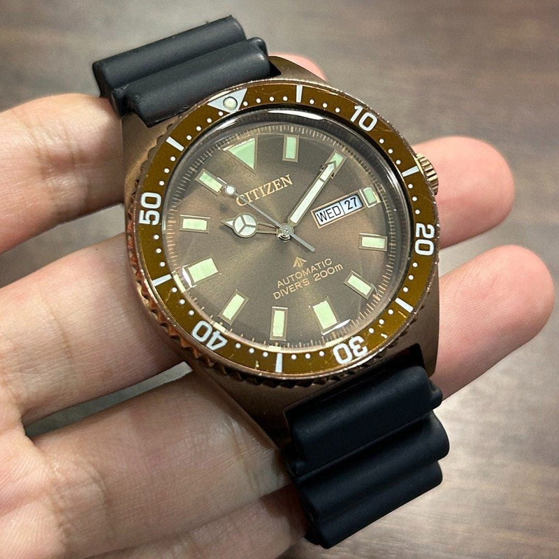 [Pre-Owned] Citizen Promaster NY0125-08W Automatic Men Diver Watch