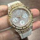 [Pre-Owned] Guess Aphrodite GW0038L2 Gold Swarovski Crystals Quartz Women Watch
