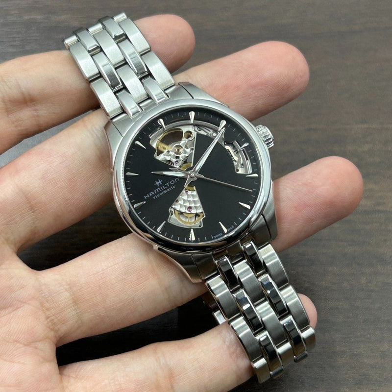 [Pre-Owned] Hamilton Jazzmaster 36mm Open Heart H32215130 Automatic Unisex Watch